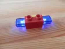 Lego Duplo Sirenenlicht  für Polizei Feuerwehr in Rot mit Baulicht