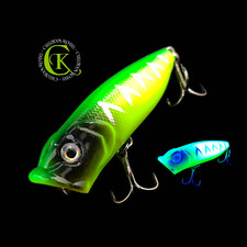 Popper 7cm Topwater Jerkbait Jerk Wobbler Raubfisch Kunstköder Hecht Barsch Co02