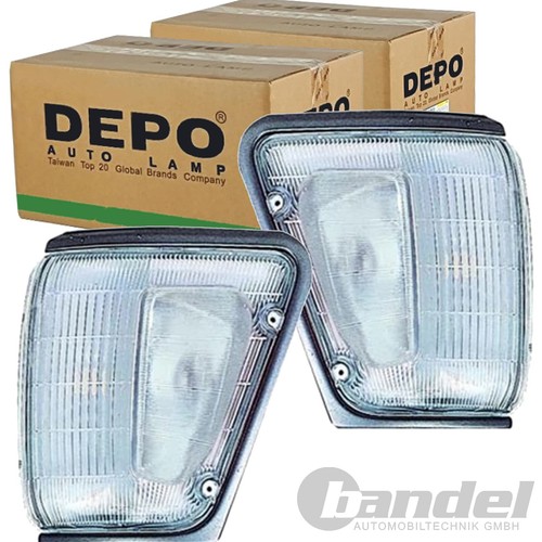 Depo blinker satz weiß - 2x,
