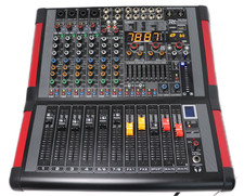 Power Dynamics PDM-S804A Leistungsfähiges 8-Kanal-Mischpult mit integriertem 2 x