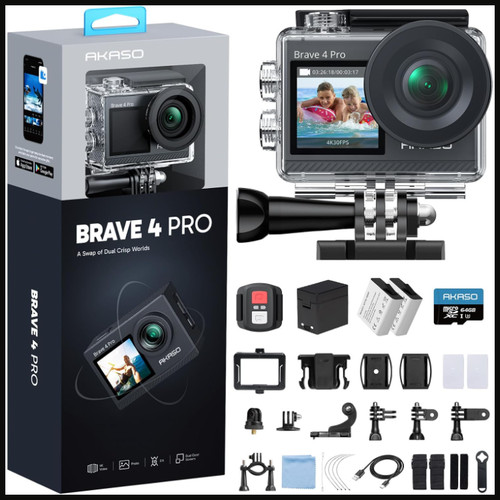 Action kamera ultra mit - 4k,