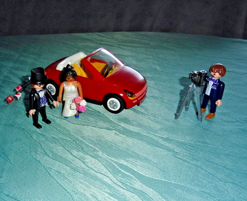 Playmobil brautpaar auto - brautpaar,,