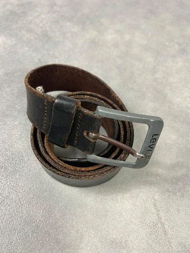 Ledergürtel schwarz vintage - ledergürtel,