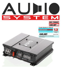 Audio System X-150.2 D 2 Kanal digitaler Hochleistungs-Verstärker 2x150 Watt RMS