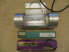 Cooltubeset 125mm Anschlussdurchmesser, 30cm Länge + 250W NDL + 250W MH