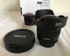 Meike Objektiv, MK-8mm F3.5, Nikon F-mount, APS-C, Fisheye Lens, Multi Coated