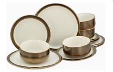 Leonique Marlind Tafelservice hochw. Steinzeug Glimmer-Glasur 12-tlg. 4 Pers.