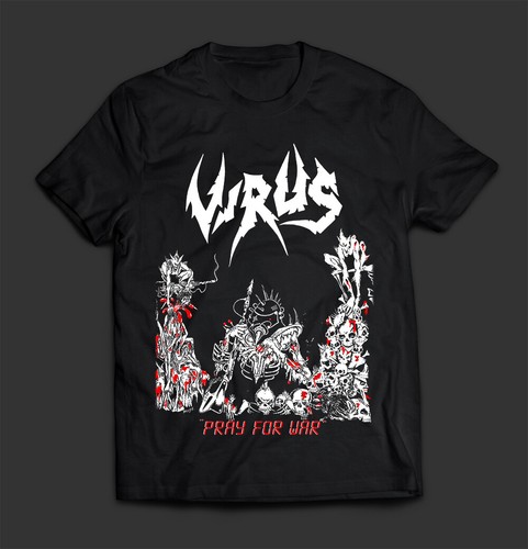 Virus pray for war - virus,