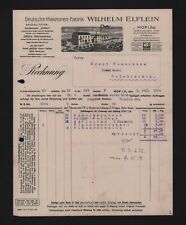 HOF/SAALE, Rechnung 1914, Wilhelm Elflein Makronen-Fabrik Kindermehl