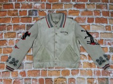 *CHEVIGNON VINTAGE WINTER LEDER JACKE*SKI ALPIN*BEIGE GRAU*CASUAL*GR: XL*RARITÄT