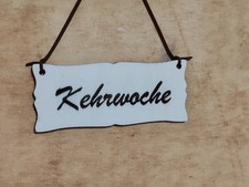 Türschild  "Kehrwoche" klein