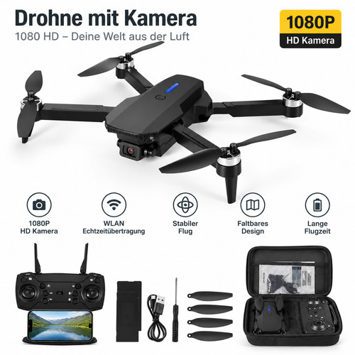Drohne mit 1080p kamera - mit,