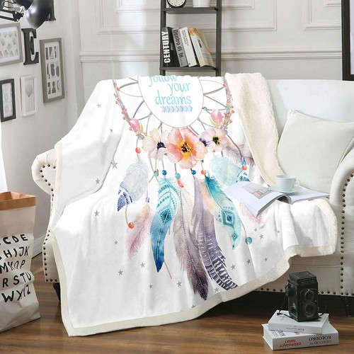 Kuscheldecke traumfänger boho - kuscheldecke,