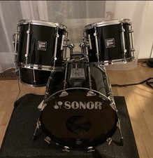 Sonor Hilite Drum Set - Schwarz 22/12/13/16