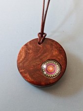 Boho-Unikat: Holz-Anhänger