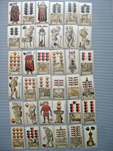 Jugendstil kartenspiel - jugendstil,