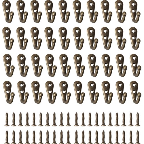Wandhaken vintage bronze - wandhaken,