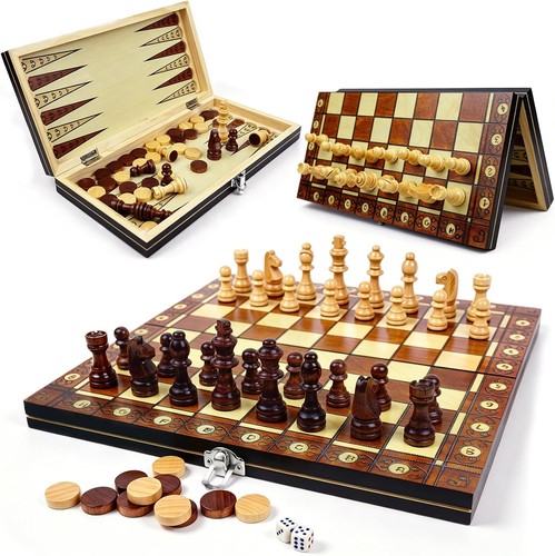 Schachspiel 1 klappbar - schachspiel, 3-in-1