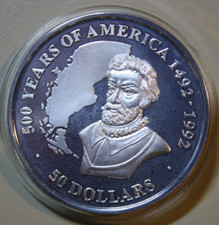 Cook Islands 50 Dollars 1989