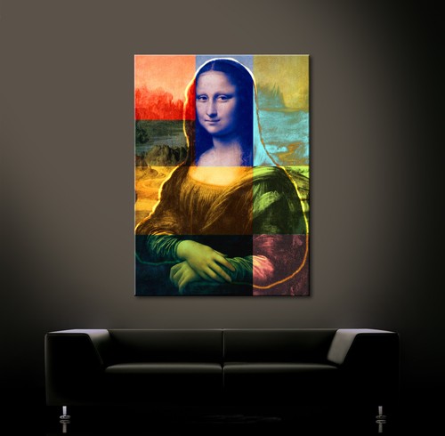Pop art mona lisa - mona,