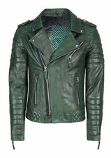 Herren grün biker - biker, jacke