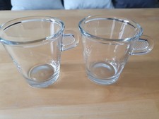 2 Nespresso Tassen - Lungo -  Glas - Klar
