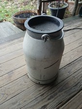 Alte Milchkanne Impulsa 20L mit Deckel original DDR Bauer Deko Pflanzgefäß