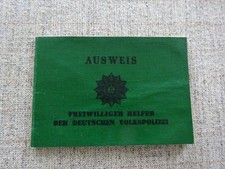 AUSWEIS, VOLKSPOLIZEI, Polizei, Hausbuchkontrolle, Fahndung, 1973