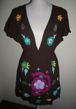 Debbie Katz South Beach Tunika Kaftan Longbluse Damen Oberteil Longbluse Gr. M