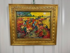 Vincent van Gogh - La Vigne Rouge / „Der rote Weinberg“ (Reproduktion)