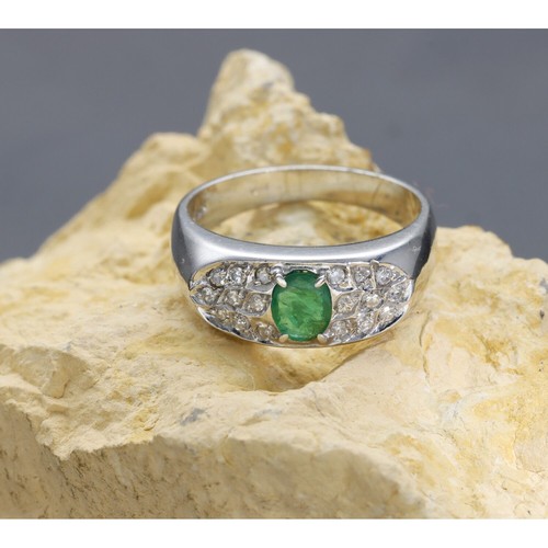 Klassischer damenring aus 18kt - aus,