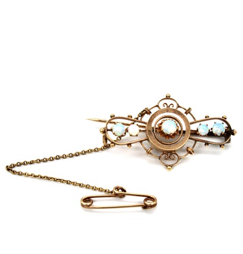 Brosche antik 585 gelbgold - 585,