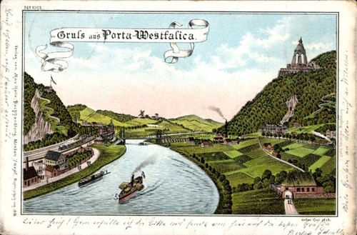 Litho porta westfalica der - litho,