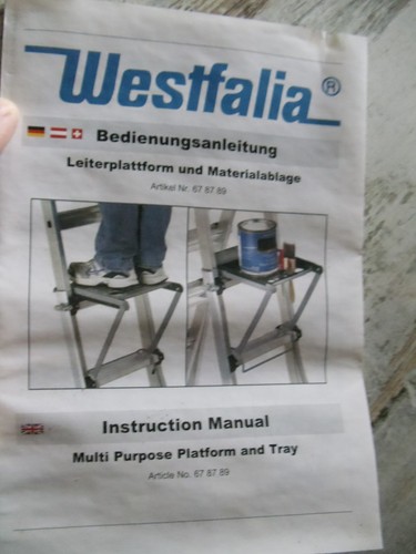 Leiter plattform stehhilfe - plattform,