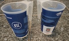  org. KSC Plastik Becher Karlsruher SC Eröffnungsspiel Wildpark Liverpool 