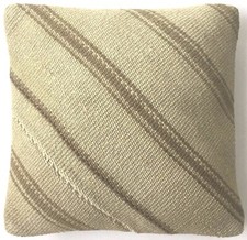 Kelim Kissen Alt Orientalisches Nomaden Handgewebt Mint Grün Old Pillow Cushion