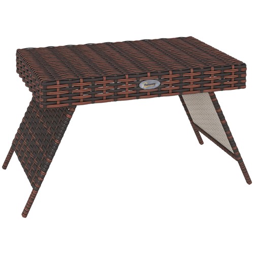 Rattan beistelltisch - rattan,