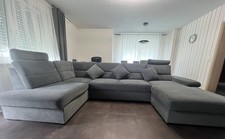 Wohnlandschaft 320cm U-Form Schlaffunktion Bettkasten TOP NP 2000€ VB