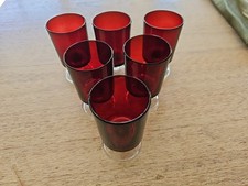 Likörgläser rot Frankreich