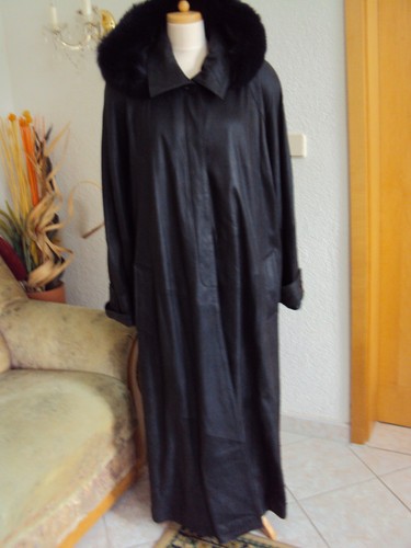 Echtleder mantel trenchcoat - echtleder,