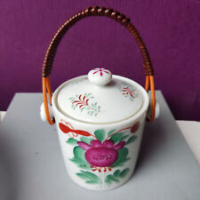 Warnecke Kandisdose mit Henkel ostfriesische Rose