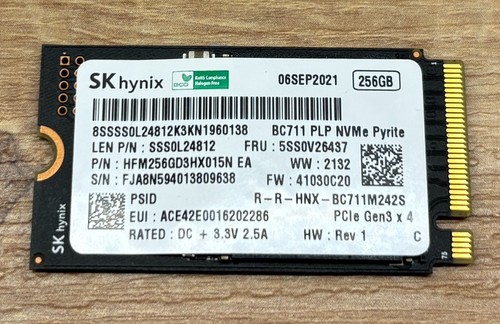 Hynix 256 2242 2 nvme - hynix,