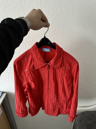 Damen jacke rot - rot, langarm