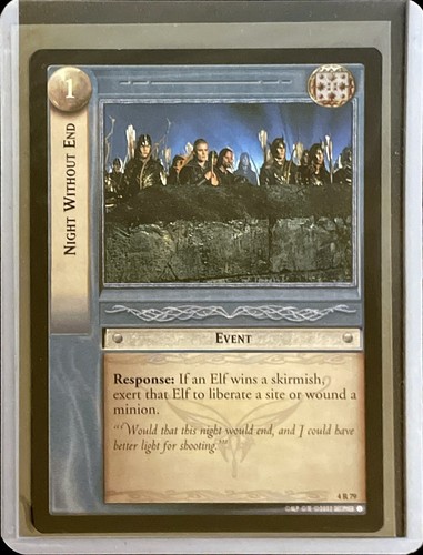 Lotr tcg night without end - lotr,