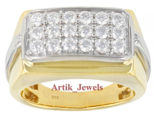 Moissanite mit 14k vergoldetem - 14k,
