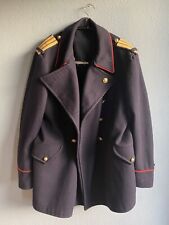 Marine Uniform Spanien Jacke Größe M Ankerknöpfe blau rot Filz Seemannsjacke TOP