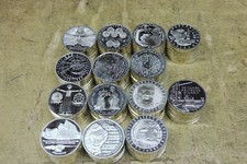14 x 10 DM Gedenkmünzen 