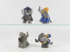 Benjamin Blümchen === 4 x Elefanten Figuren TÖRÖÖ Bully Bullyland