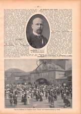 Eröffnung Kolonial-Ausstellung Berlin - 1907 - Historischer Bildbericht ~21x30cm