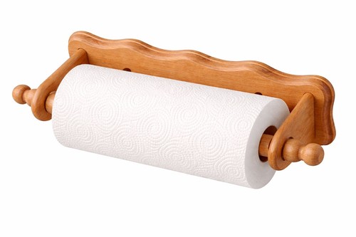Buchenholz küchenrollenhalter - buchenholz,